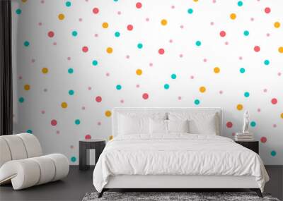 Abstract pattern with Circle in Soft gradient pastel background in sweet color Wall mural