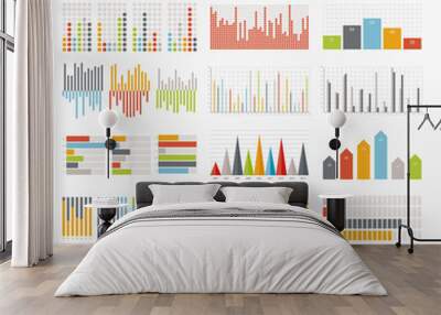 Big set of infographics elements Wall mural