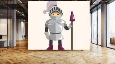 knight theme elements Wall mural