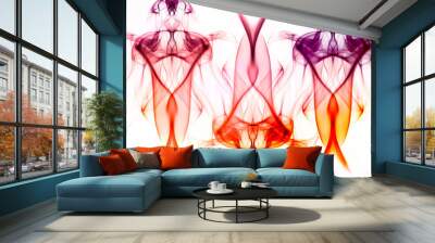 colorful smoke Wall mural