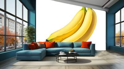 See Through Banana on Transparent Ground Wall mural