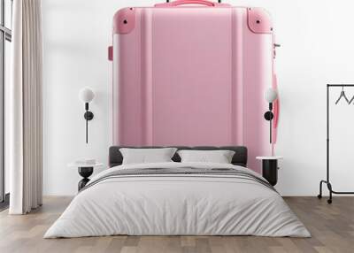 Transparent 3D Suitcase Detail, Highlighting the Realistic Texture and Form Wall mural