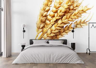 Wheat Ears Cutout Transparent Background Wall mural