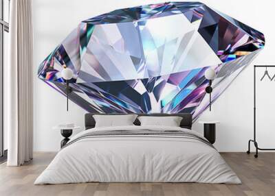 side view diamond transparent background Wall mural