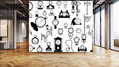 Clocks and watches Wall mural