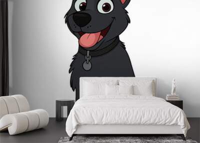 Dog  Cartoon Style Wall mural