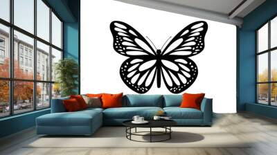 butterfly vector icon illustration design Wall mural