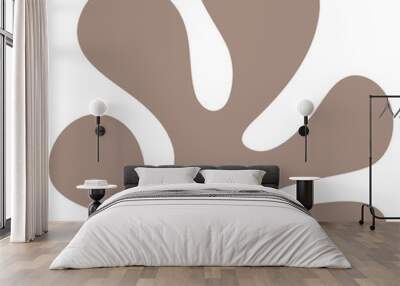 Boho Leaf (Brown) 2 Wall mural