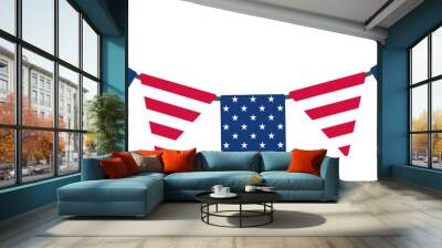 USA Decor Flag Wall mural