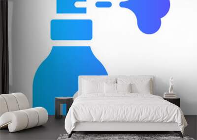 perfume gradient icon Wall mural