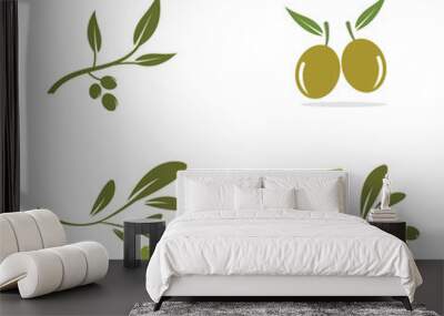 olive icon vector illustration Wall mural