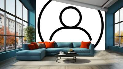 avatar, profile icon Wall mural