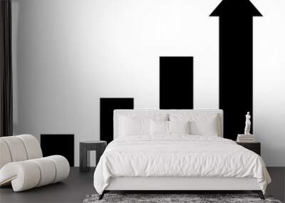 increase icon, growing icon Wall mural