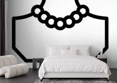 jewelry necklace Wall mural