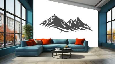 Mountain logo Wall mural