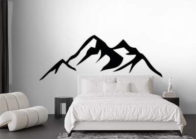 Mountain vector Wall mural