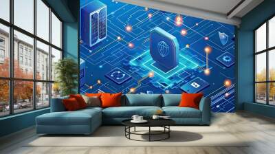 secure web application firewall WAF protection mechanisms Wall mural