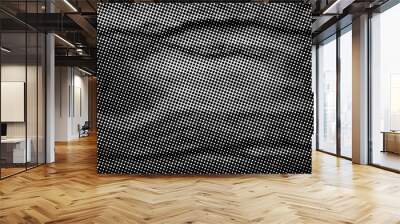 halfton pattern dot background texture overlay grunge distress linear vector. Vector halftone dots. Halftone vector Technology Background Wall mural