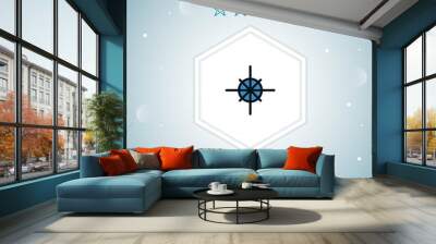 composition vector icons Wall mural