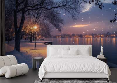 photo of winter  Wall mural