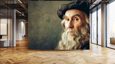 Leonardo da Vinci Portrait Wall mural