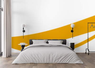 Simple Wave Shape Wall mural