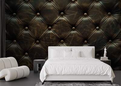 Abstract texture of leather,Retro background Wall mural