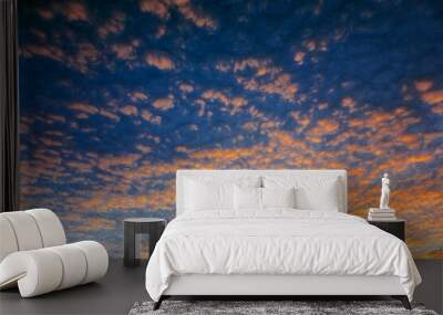 dramatic cloudy sky in the morning Wall mural