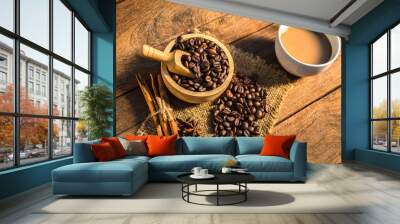 coffee cup Wall mural