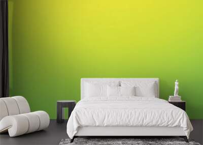 green lime gradient colors background  Wall mural