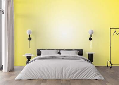 radial yellow light gradient color background wallpapers and texture Wall mural