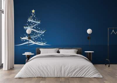 Christmas tree Wall mural