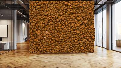 Dried dog food background  Wall mural