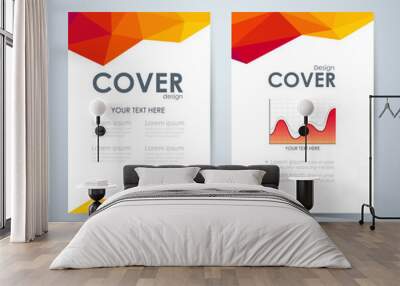 Business cover design. brochures template. layout. Vector illust Wall mural