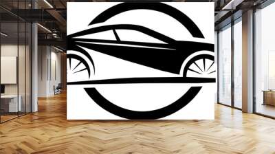 Car logo icon design Wall mural