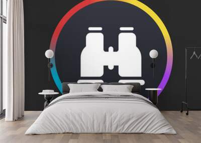 Binoculars  Wall mural