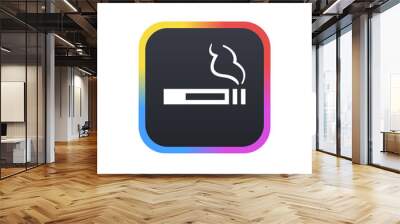 Cigarette - Sticker Wall mural