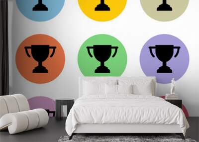 Flat App Icons Wall mural