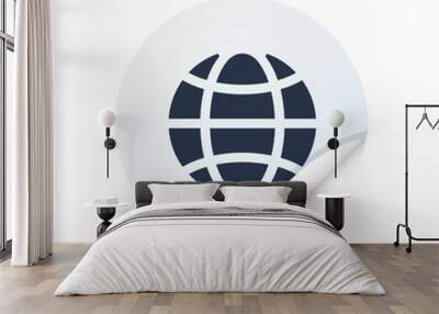 Globe - Sticker Wall mural