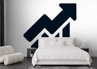 Monochrome icon Wall mural