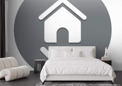 Multicolored App Button Wall mural