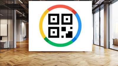 QR Code Wall mural