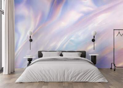 Mother of pearl abstract background - AI generated Wall mural