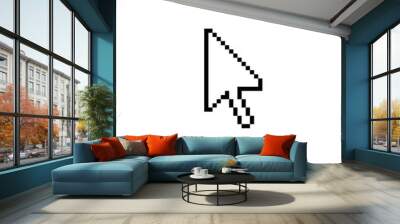 Old style pixel computer mouse cursor arrow Wall mural