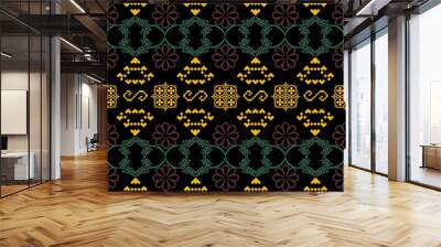 seamless pattern with ornament Wall mural