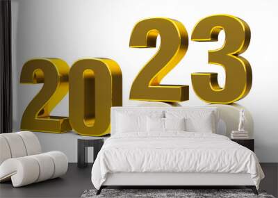 Gold New year 2022-2023 #2 Wall mural