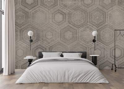 seamless background with pattern, decor tile background Wall mural