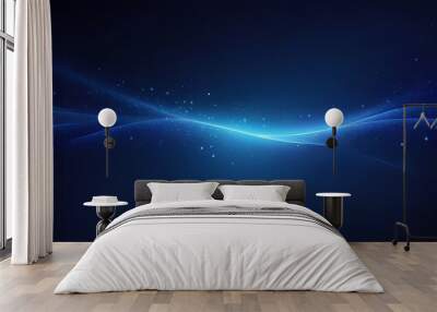 abstract background with stars Wall mural