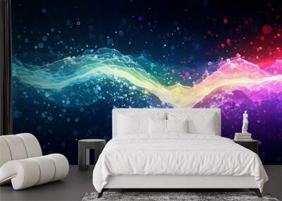 Abstract technology background Wall mural