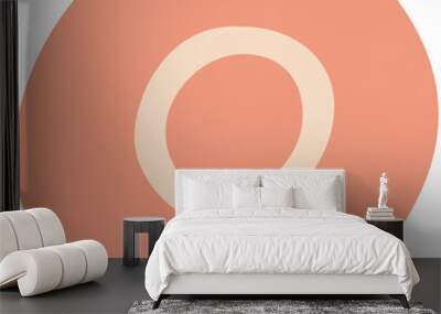 Abstract Circle Shape Wall mural